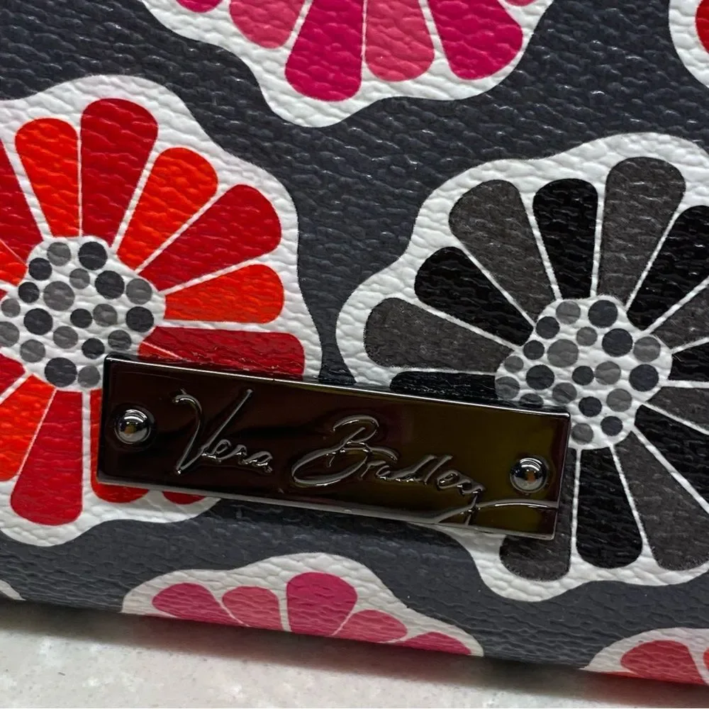 Vera Bradley Red and Pink Floral Wristlet Wallet - Picture 7 of 11